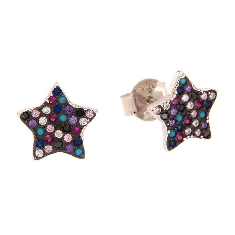 ORECCHINO ARGENTO ZIRCONE 3PZ