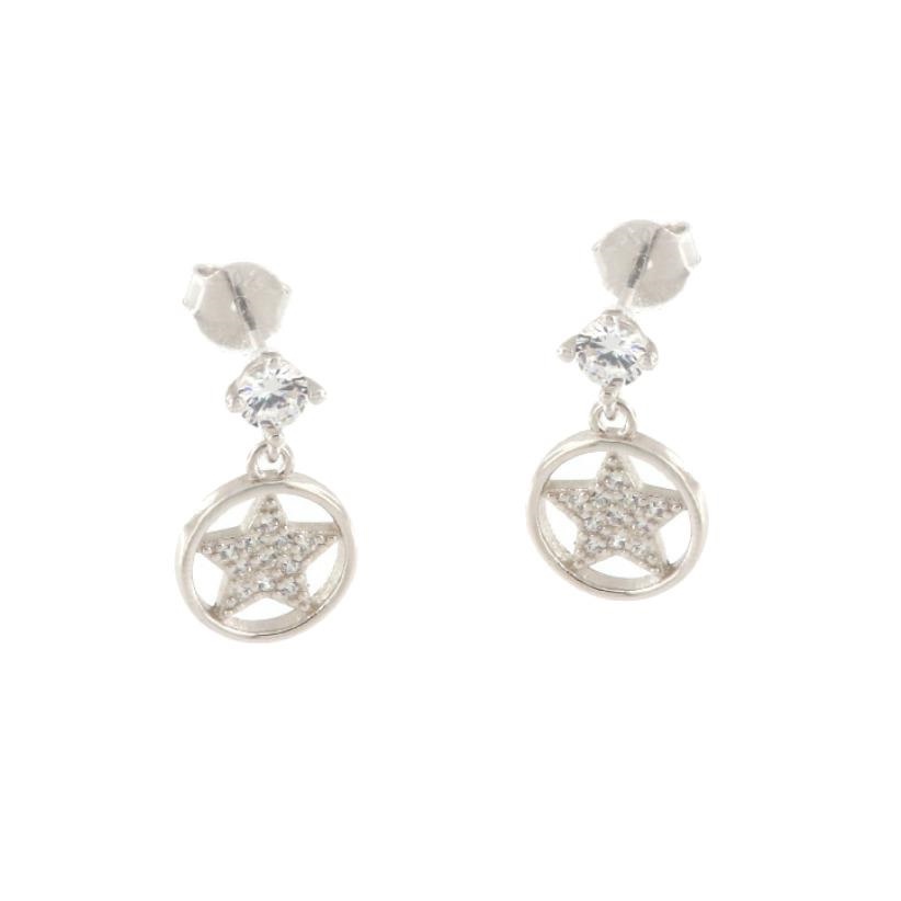 ORECCHINO ARGENTO ZIRCONE 3PZ