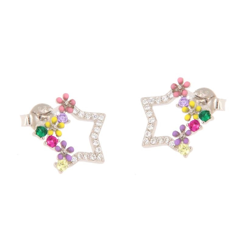 ORECCHINO ARGENTO ZIRCONE 3PZ