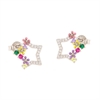 ORECCHINO ARGENTO ZIRCONE 3PZ