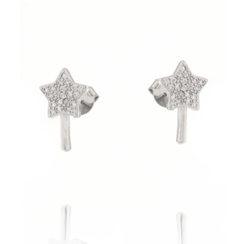 ORECCHINO ARGENTO ZIRCONE 3PZ