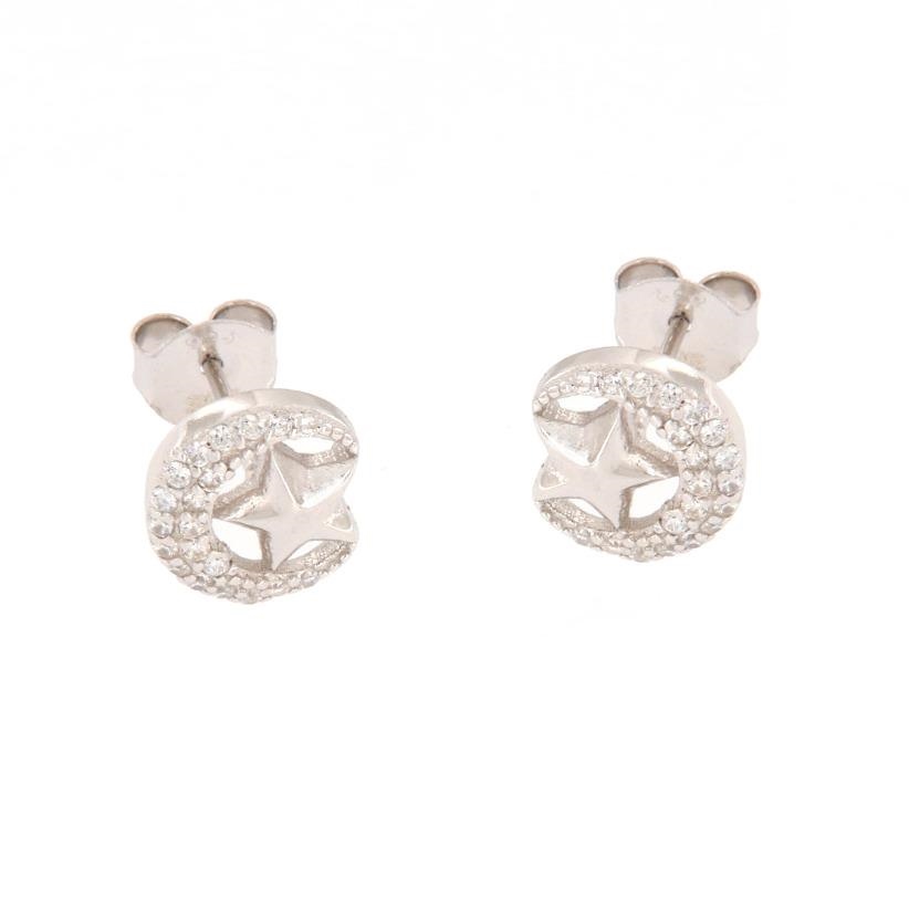 ORECCHINO ARGENTO ZIRCONE 3PZ