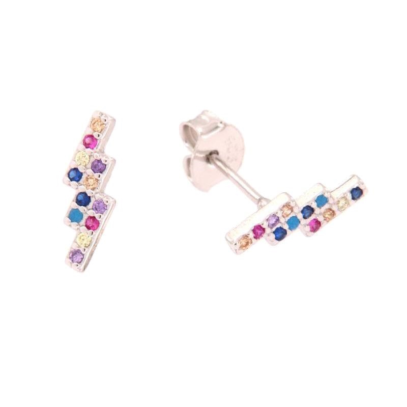 ORECCHINO ARGENTO ZIRCONE 3PZ