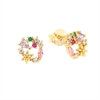 ORECCHINO ARGENTO ZIRCONE 3PZ