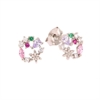 ORECCHINO ARGENTO ZIRCONE 3PZ