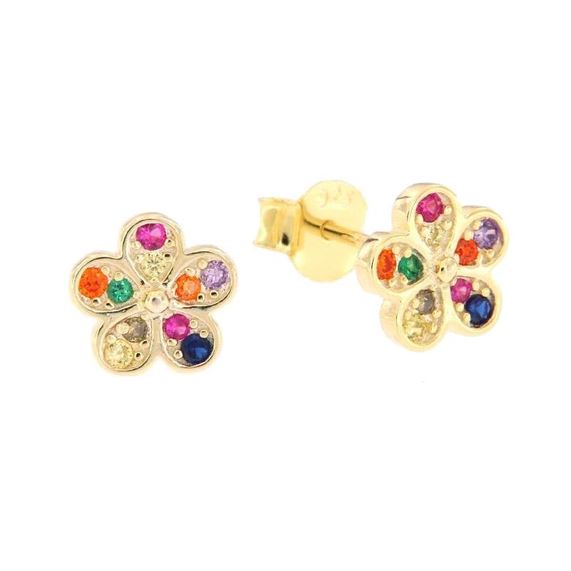 ORECCHINO ARGENTO ZIRCONE 3PZ