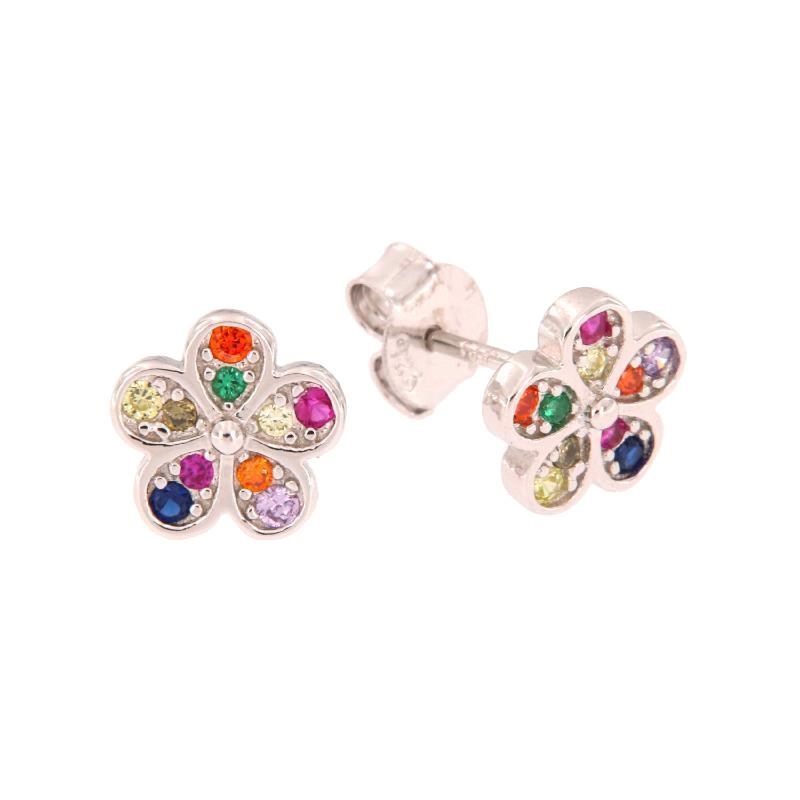ORECCHINO ARGENTO ZIRCONE 3PZ