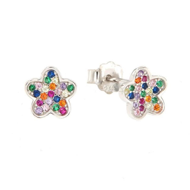 ORECCHINO ARGENTO ZIRCONE 3PZ