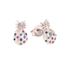ORECCHINO ARGENTO ZIRCONE 3PZ