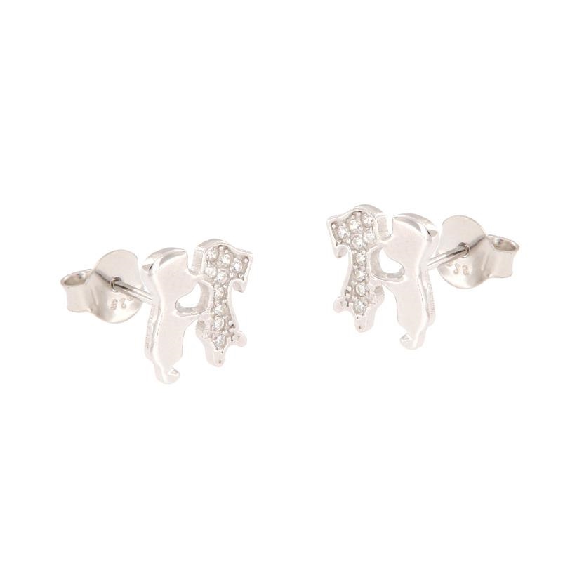 ORECCHINO ARGENTO ZIRCONE 3PZ