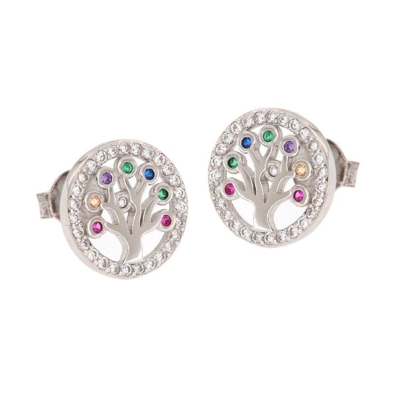 ORECCHINO ARGENTO ZIRCONE 3PZ