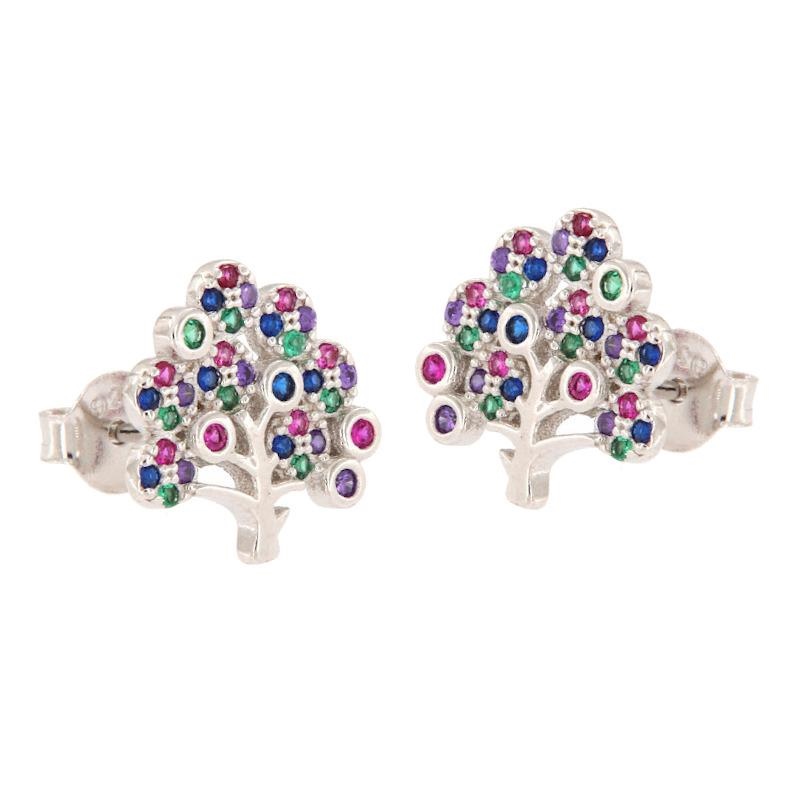 ORECCHINO ARGENTO ZIRCONE 3PZ