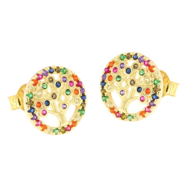 ORECCHINO ARGENTO ZIRCONE 3PZ