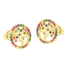 ORECCHINO ARGENTO ZIRCONE 3PZ