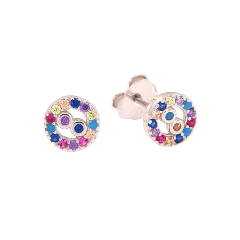 ORECCHINO ARGENTO ZIRCONE 3PZ