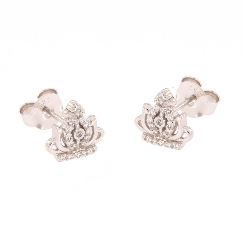 ORECCHINO ARGENTO ZIRCONE 3PZ