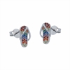 ORECCHINO ARGENTO ZIRCONE 3PZ