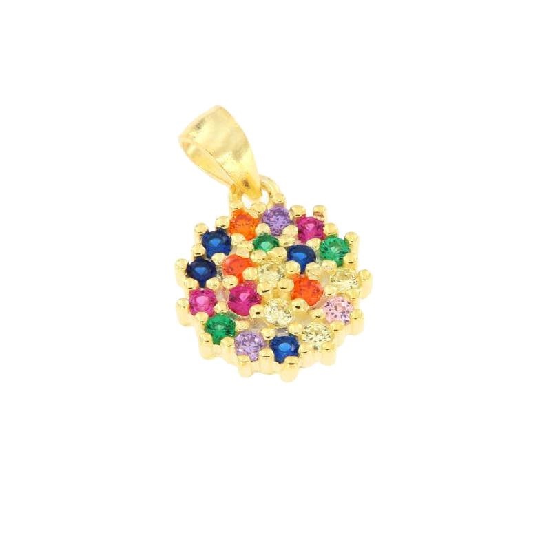 CIONDOLO ARGENTO ZIRCONE