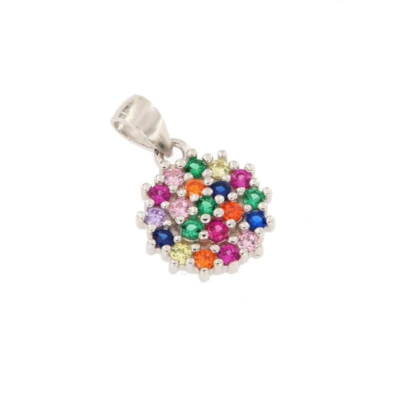 CIONDOLO ARGENTO ZIRCONE
