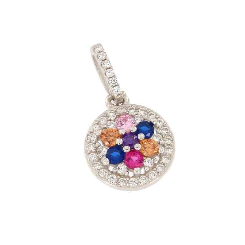 CIONDOLO ARGENTO ZIRCONE