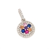 CIONDOLO ARGENTO ZIRCONE