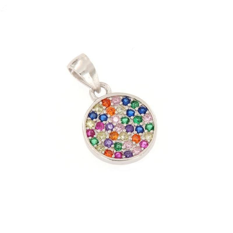 CIONDOLO ARGENTO ZIRCONE