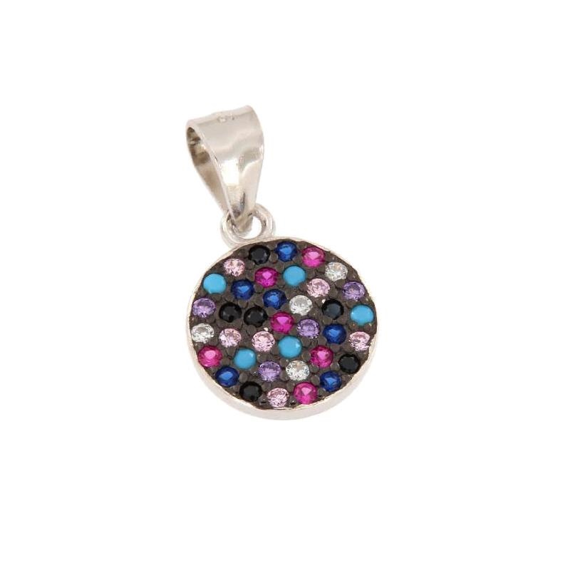 CIONDOLO ARGENTO ZIRCONE