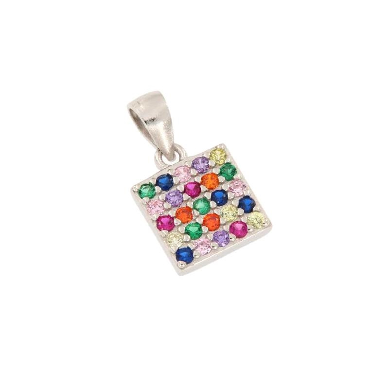CIONDOLO ARGENTO ZIRCONE