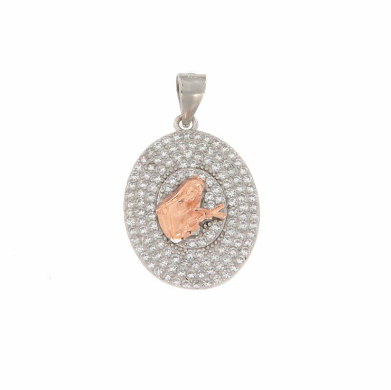 CIONDOLO ARGENTO ZIRCONE