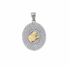 CIONDOLO ARGENTO ZIRCONE