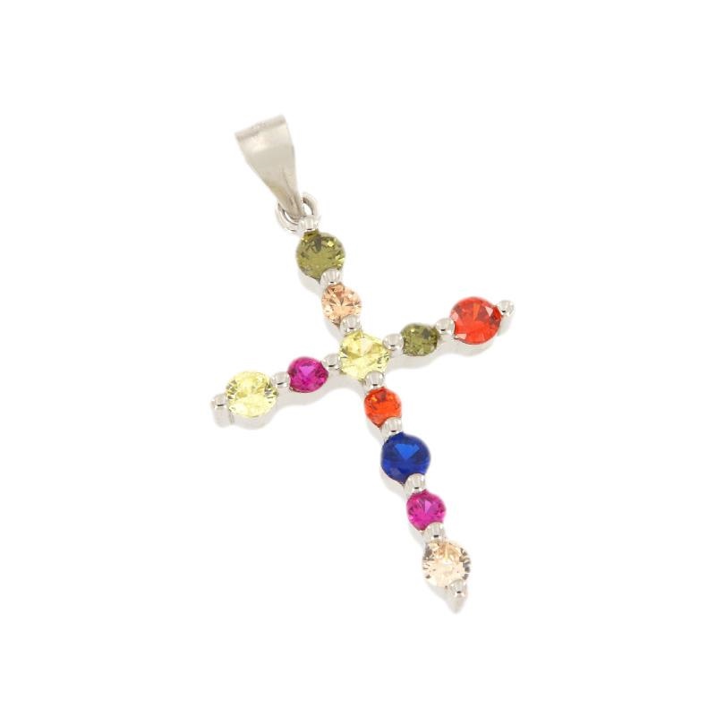 CIONDOLO ARGENTO ZIRCONE