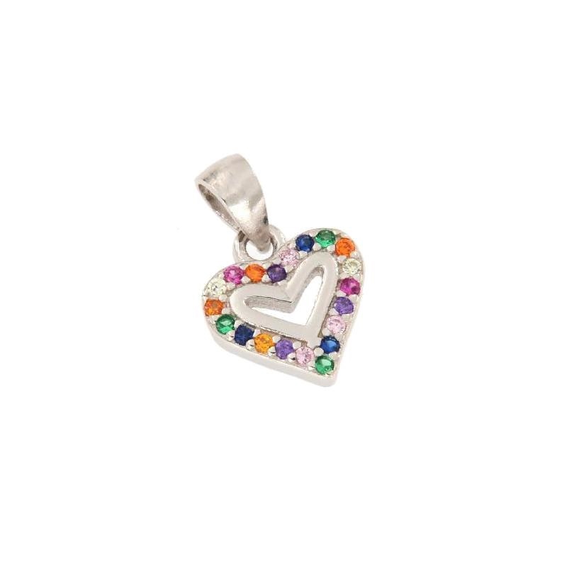 CIONDOLO ARGENTO ZIRCONE