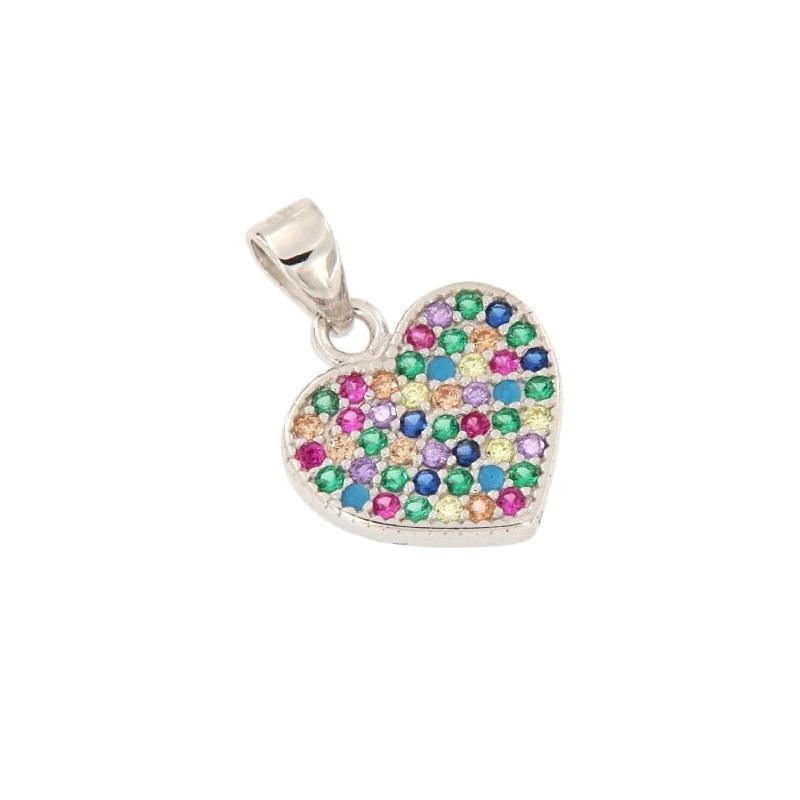 CIONDOLO ARGENTO ZIRCONE