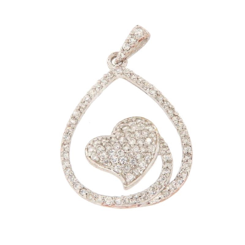 CIONDOLO ARGENTO ZIRCONE