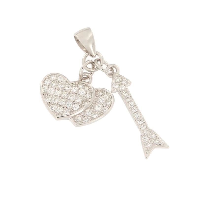 CIONDOLO ARGENTO ZIRCONE