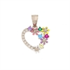 CIONDOLO ARGENTO ZIRCONE