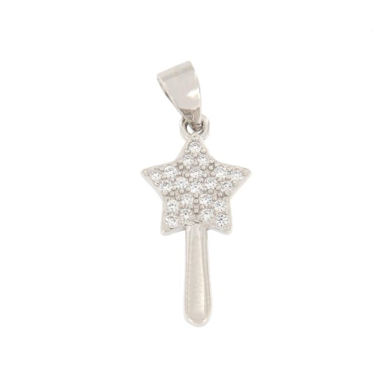 CIONDOLO ARGENTO ZIRCONE