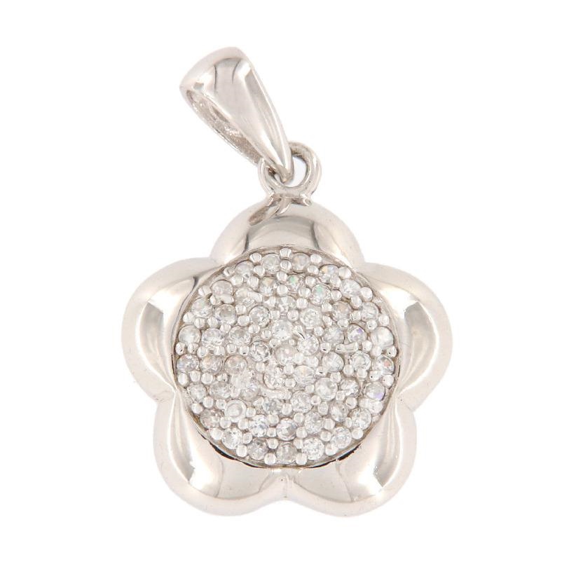 CIONDOLO ARGENTO ZIRCONE