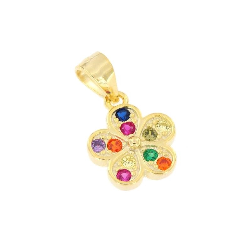 CIONDOLO ARGENTO ZIRCONE