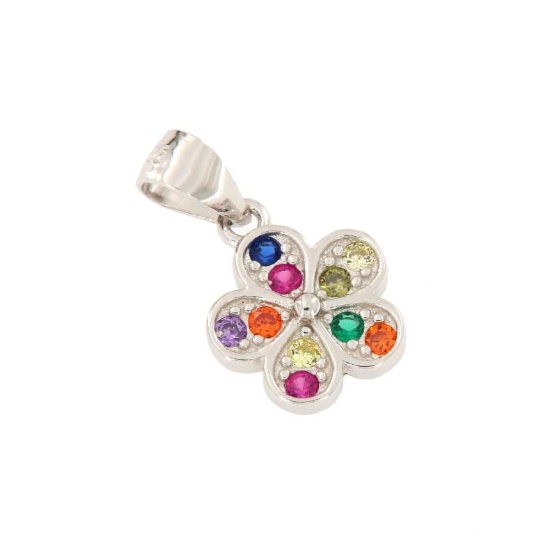 CIONDOLO ARGENTO ZIRCONE
