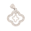 CIONDOLO ARGENTO ZIRCONE