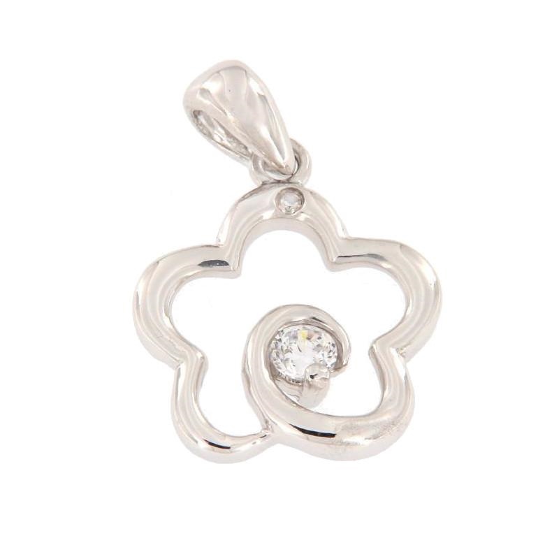 CIONDOLO ARGENTO ZIRCONE