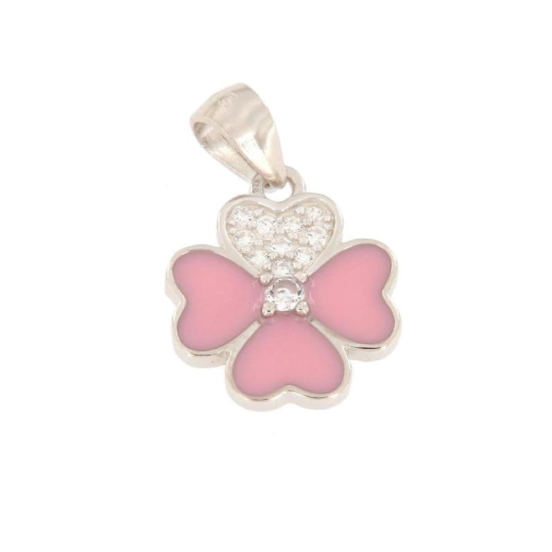 CIONDOLO ARGENTO ZIRCONE
