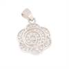 CIONDOLO ARGENTO ZIRCONE