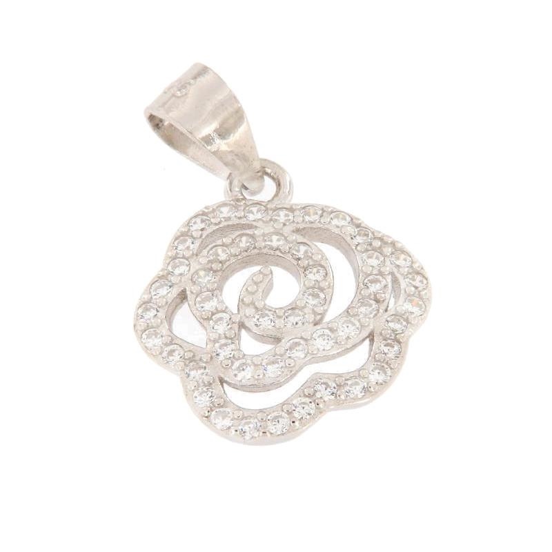 CIONDOLO ARGENTO ZIRCONE