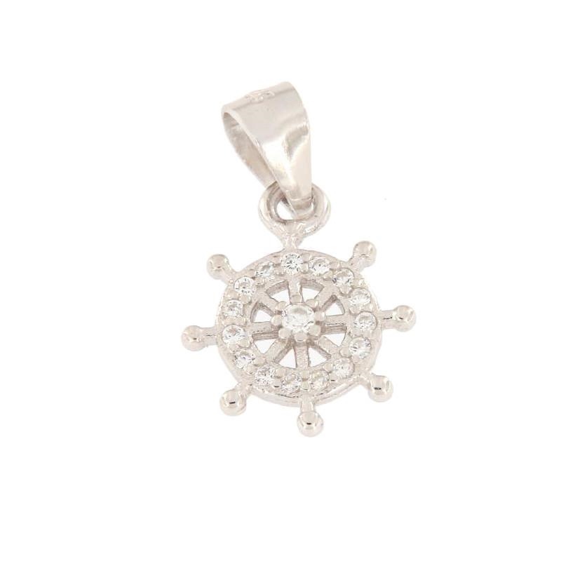 CIONDOLO ARGENTO ZIRCONE