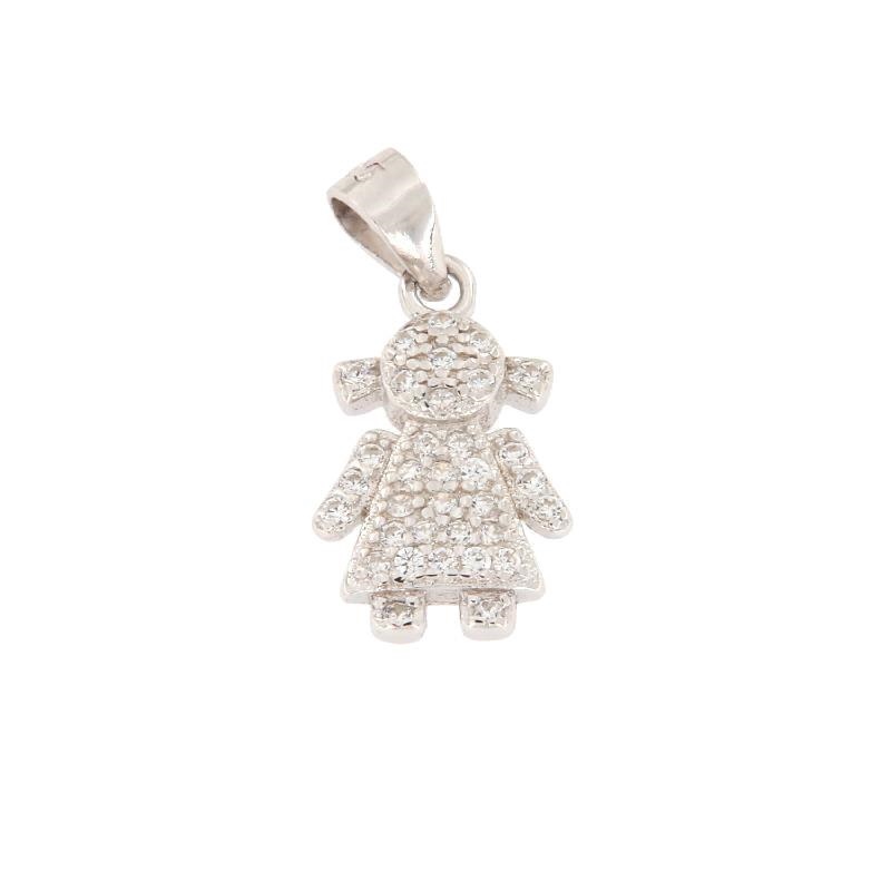 CIONDOLO ARGENTO ZIRCONE