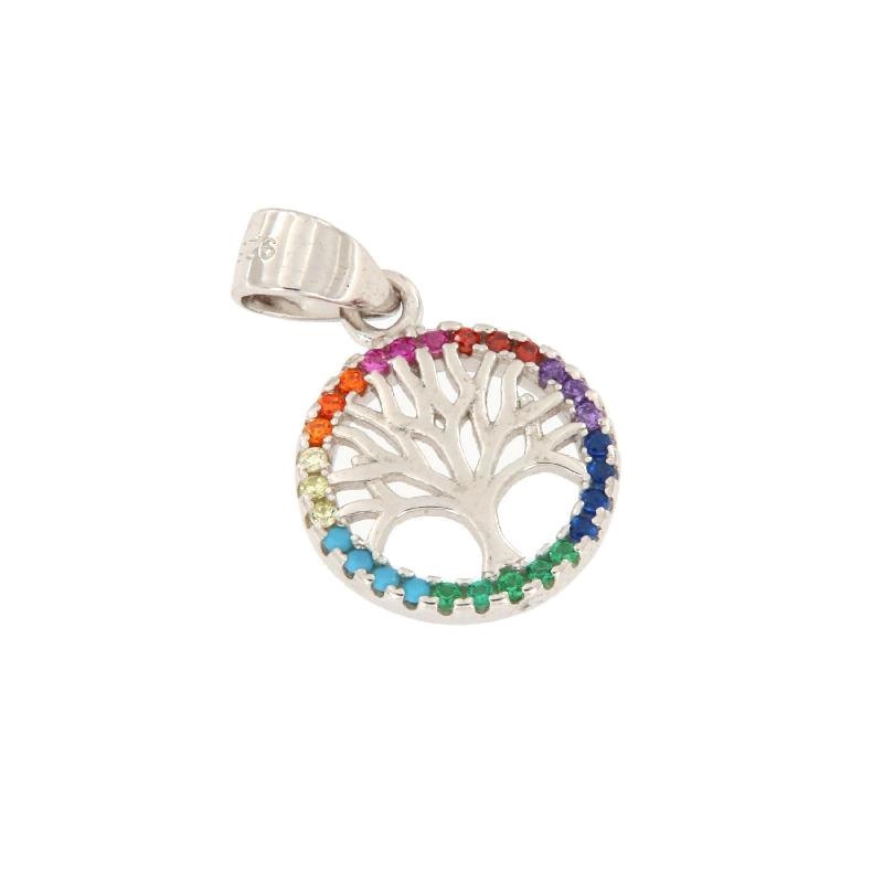 CIONDOLO ARGENTO ZIRCONE