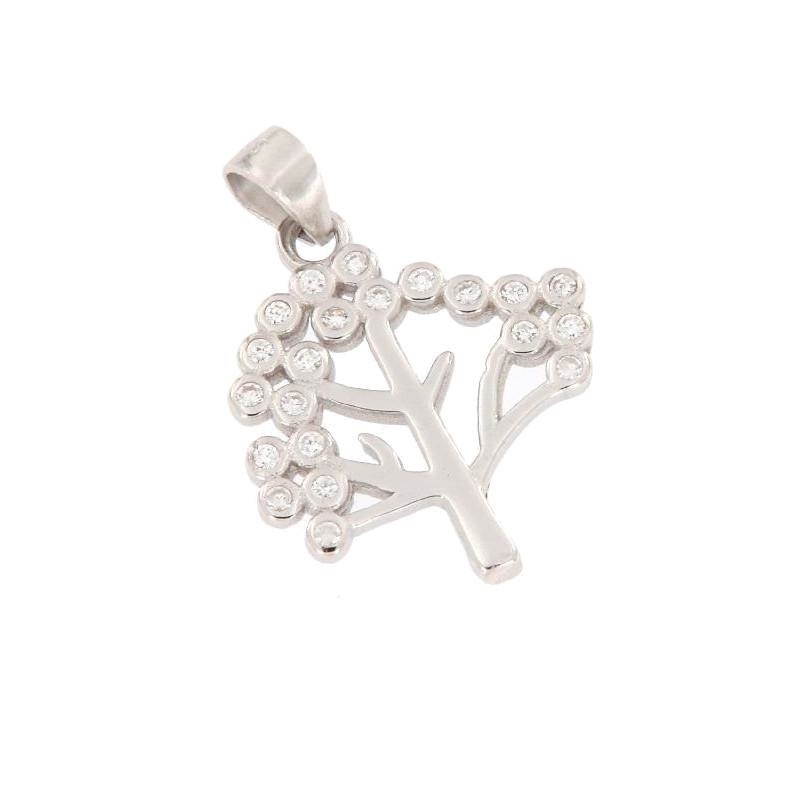 CIONDOLO ARGENTO ZIRCONE