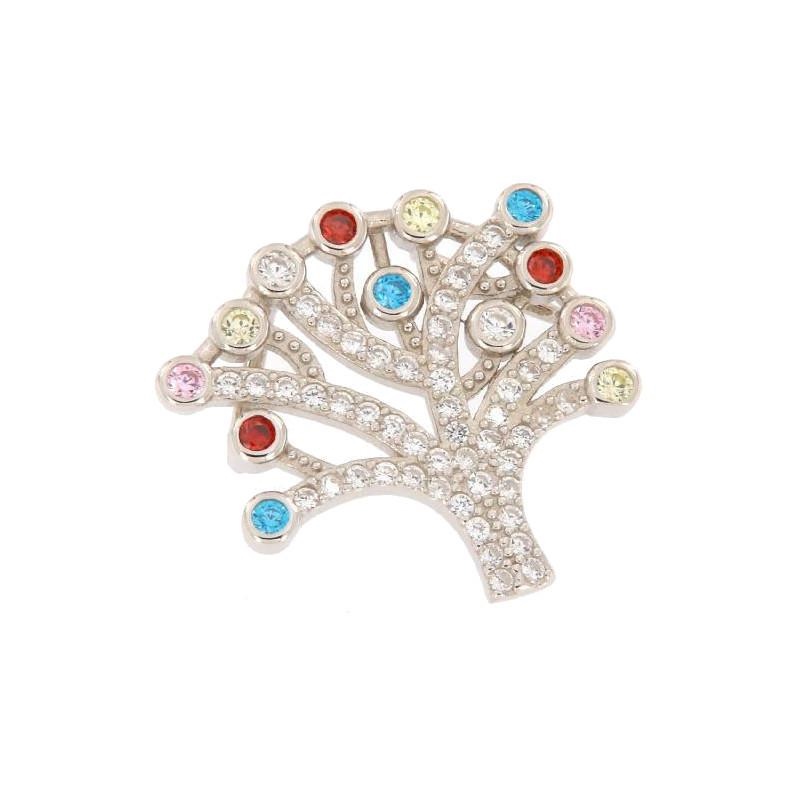 CIONDOLO ARGENTO ZIRCONE